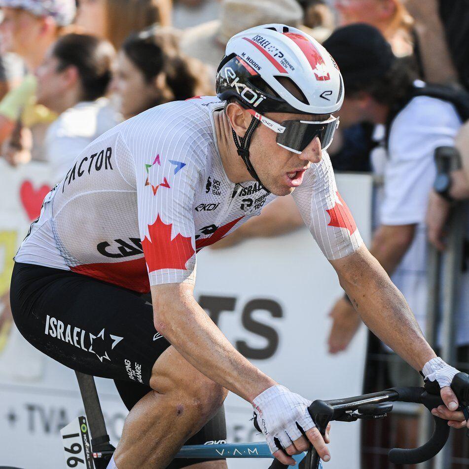 ºÚÁϳԹÏÍø rider Michael Woods crashes out of Milano-Torino one-day cycling race